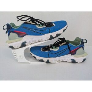 Nike React Vision Sneakers Mens 10.5 Photo Blue Black Running Shoes CD4373-400